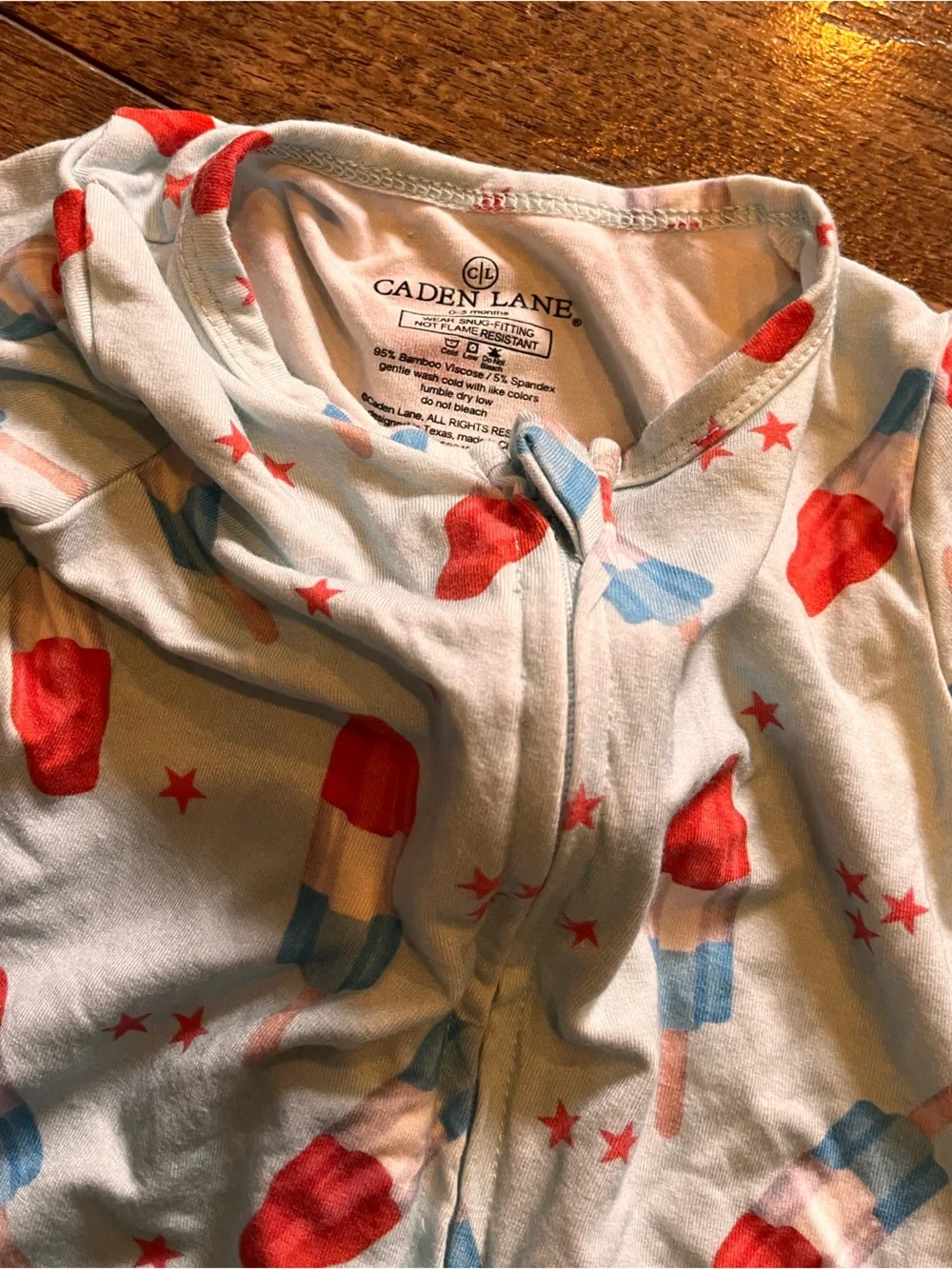 NWOT bamboo Little Firecracker Jammie’s